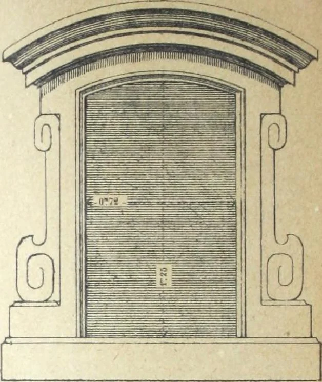 An illustration from Fabrique d'ornements en zinc : cuivre, plomb, tole, pour le batiment : execution d'apres dessins, 1910, leaf 29