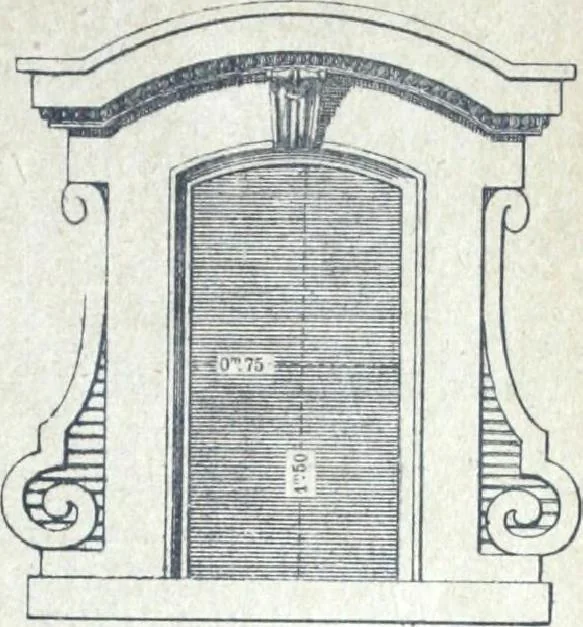 An illustration from Fabrique d'ornements en zinc : cuivre, plomb, tole, pour le batiment : execution d'apres dessins, 1910, leaf 30