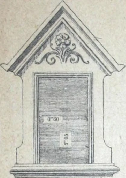 An illustration from Fabrique d'ornements en zinc : cuivre, plomb, tole, pour le batiment : execution d'apres dessins, 1910, leaf 32