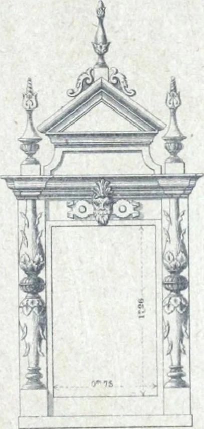 An illustration from Fabrique d'ornements en zinc : cuivre, plomb, tole, pour le batiment : execution d'apres dessins, 1910, leaf 32