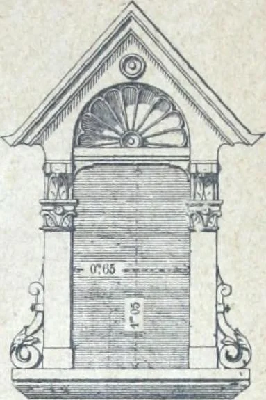 An illustration from Fabrique d'ornements en zinc : cuivre, plomb, tole, pour le batiment : execution d'apres dessins, 1910, leaf 32