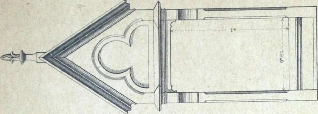 An illustration from Fabrique d'ornements en zinc : cuivre, plomb, tole, pour le batiment : execution d'apres dessins, 1910, leaf 34