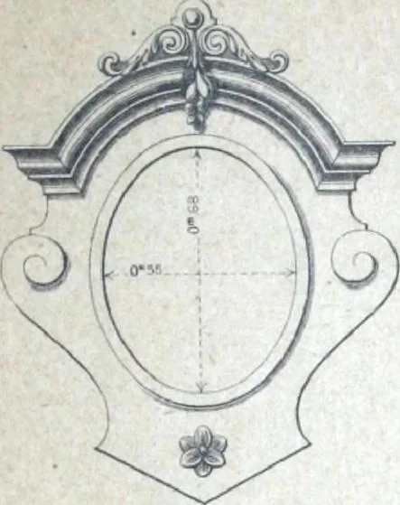 An illustration from Fabrique d'ornements en zinc : cuivre, plomb, tole, pour le batiment : execution d'apres dessins, 1910, leaf 36