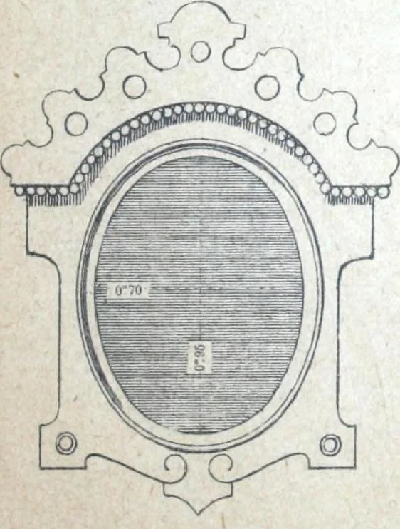 An illustration from Fabrique d'ornements en zinc : cuivre, plomb, tole, pour le batiment : execution d'apres dessins, 1910, leaf 36