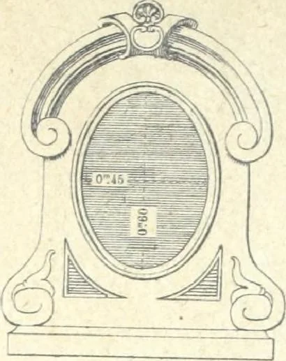 An illustration from Fabrique d'ornements en zinc : cuivre, plomb, tole, pour le batiment : execution d'apres dessins, 1910, leaf 39