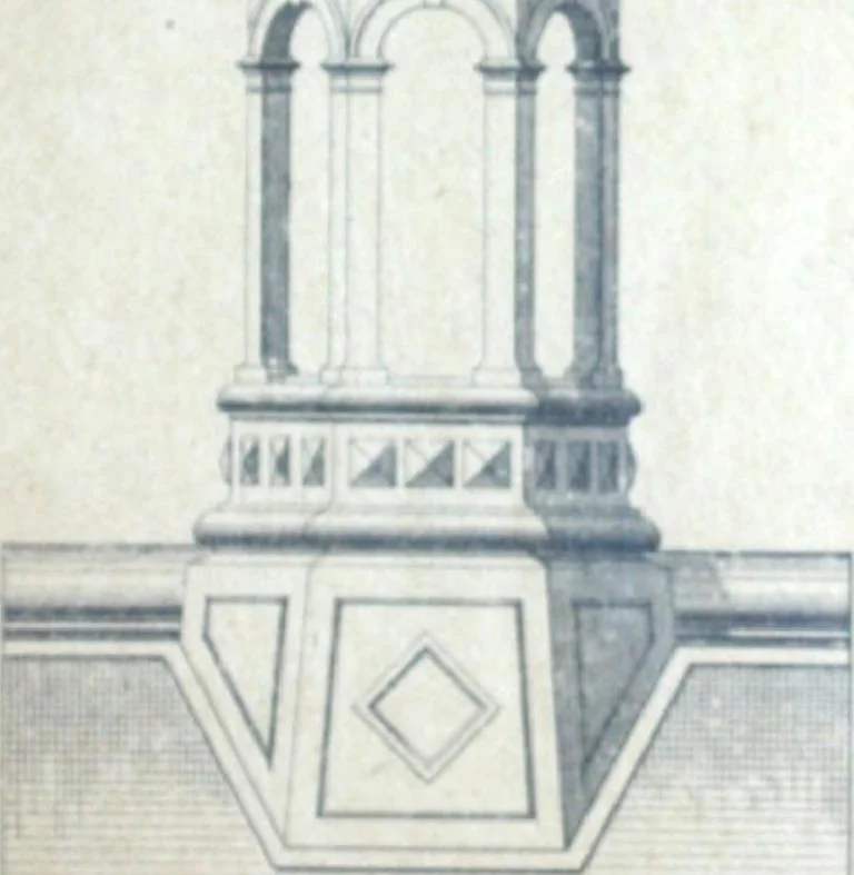 An illustration from Fabrique d'ornements en zinc : cuivre, plomb, tole, pour le batiment : execution d'apres dessins, 1910, leaf 6