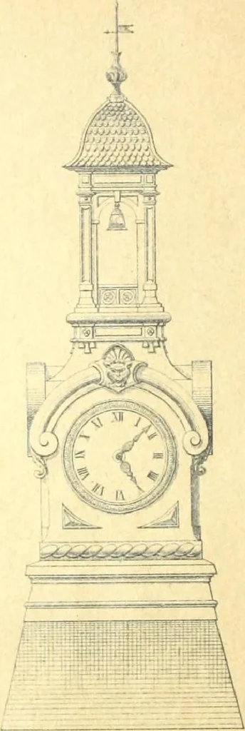 An illustration from Fabrique d'ornements en zinc : cuivre, plomb, tole, pour le batiment : execution d'apres dessins, 1910, leaf 7