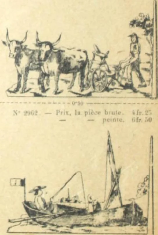 An illustration from Fabrique d'ornements en zinc : cuivre, plomb, tole, pour le batiment : execution d'apres dessins, 1910, leaf 77