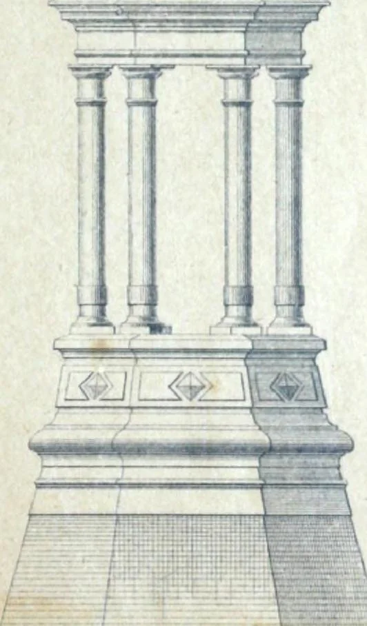 An illustration from Fabrique d'ornements en zinc : cuivre, plomb, tole, pour le batiment : execution d'apres dessins, 1910, leaf 8