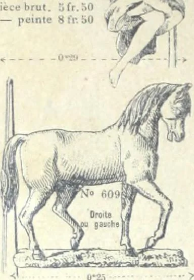 An illustration from Fabrique d'ornements en zinc : cuivre, plomb, tole, pour le batiment : execution d'apres dessins, 1910, leaf 81