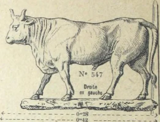 An illustration from Fabrique d'ornements en zinc : cuivre, plomb, tole, pour le batiment : execution d'apres dessins, 1910, leaf 81