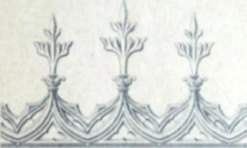 An illustration from Fabrique d'ornements en zinc : cuivre, plomb, tole, pour le batiment : execution d'apres dessins, 1910, leaf 84