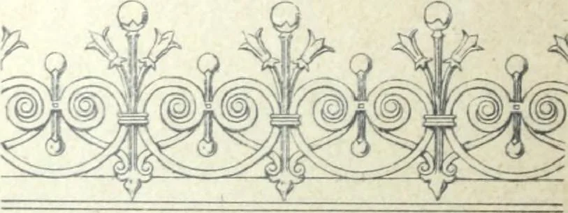 An illustration from Fabrique d'ornements en zinc : cuivre, plomb, tole, pour le batiment : execution d'apres dessins, 1910, leaf 85