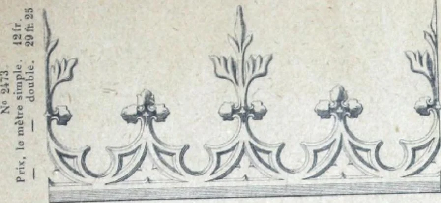 An illustration from Fabrique d'ornements en zinc : cuivre, plomb, tole, pour le batiment : execution d'apres dessins, 1910, leaf 86
