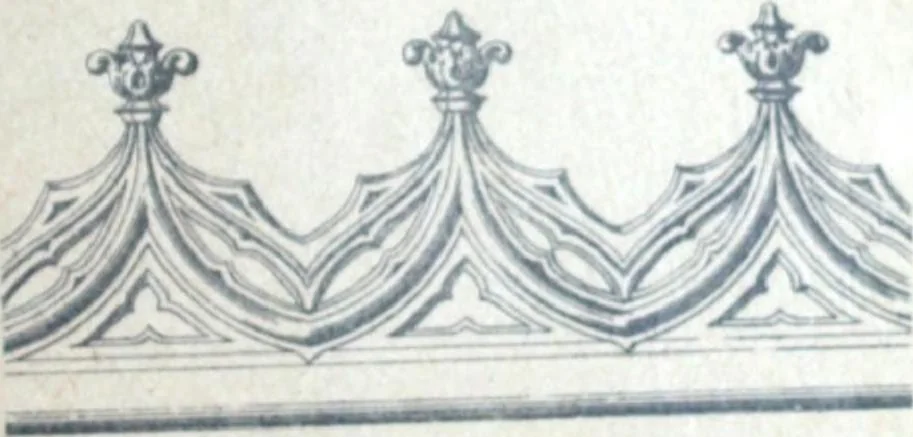 An illustration from Fabrique d'ornements en zinc : cuivre, plomb, tole, pour le batiment : execution d'apres dessins, 1910, leaf 88