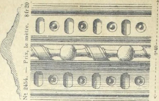 An illustration from Fabrique d'ornements en zinc : cuivre, plomb, tole, pour le batiment : execution d'apres dessins, 1910, leaf 95
