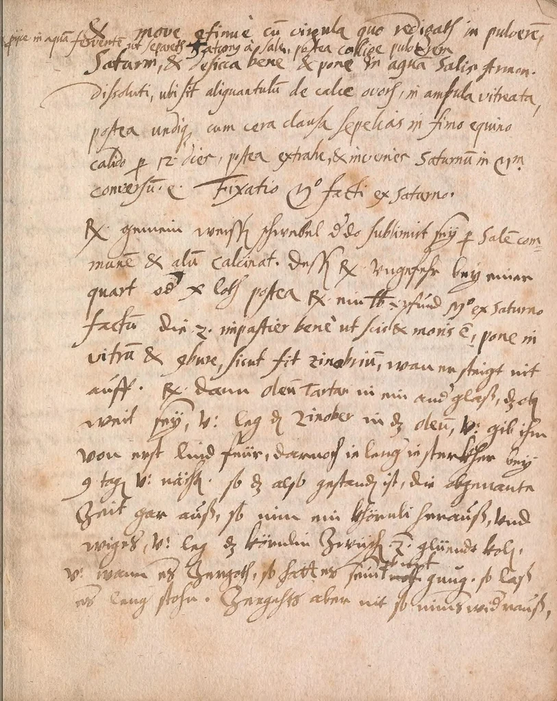 An illustration from Formula book [manuscript], [16--], 1600, leaf 17