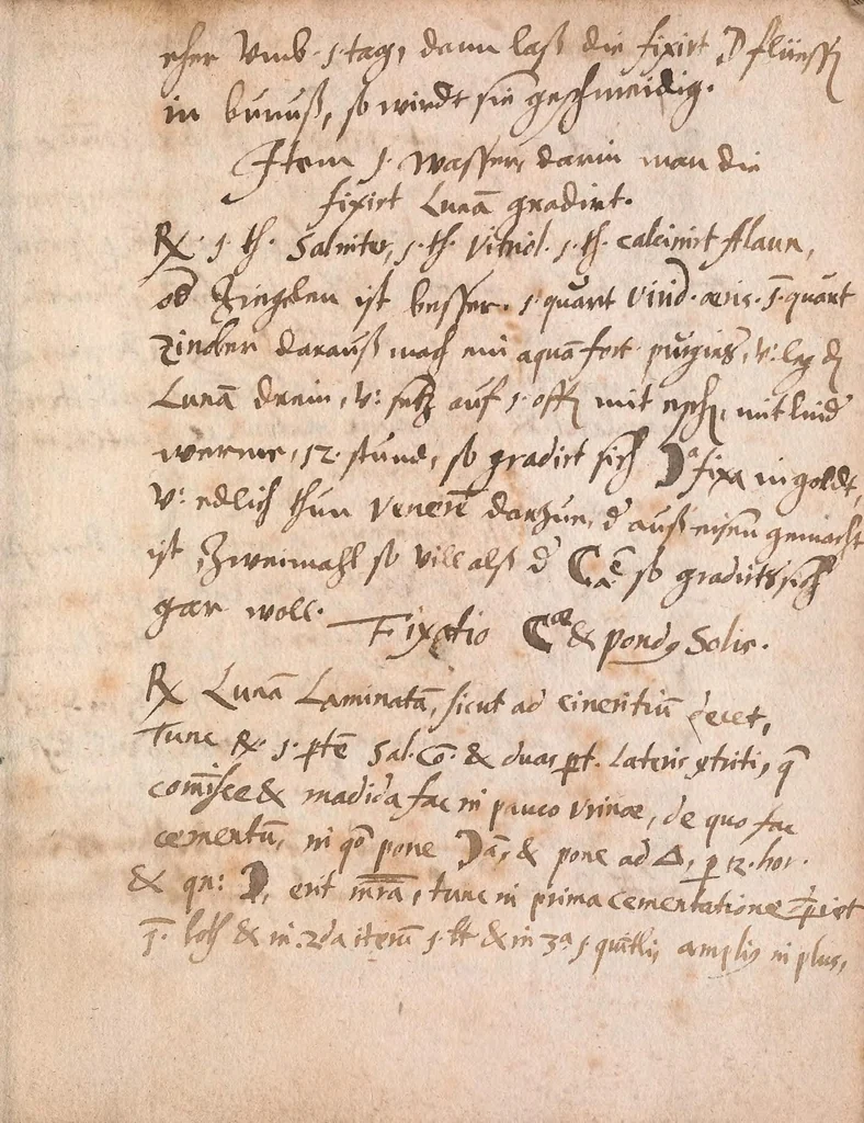An illustration from Formula book [manuscript], [16--], 1600, leaf 23
