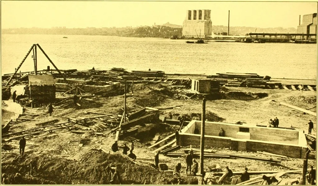 An illustration from Foundations, substructures and subaqueous works., 1914, leaf 18