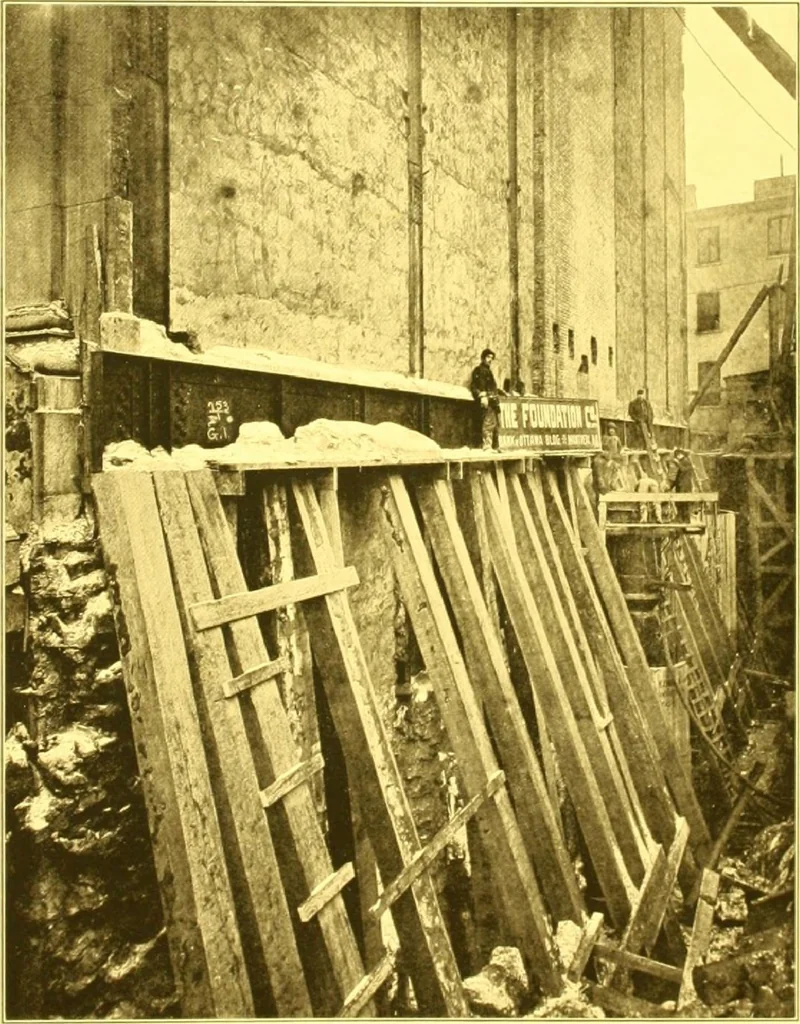 An illustration from Foundations, substructures and subaqueous works., 1914, leaf 42