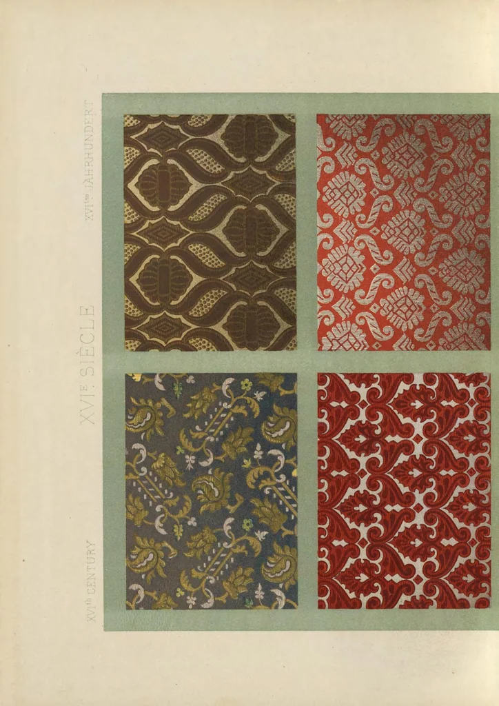 An illustration from L'art dans les travaux à l'aiguille, 1897, leaf 151