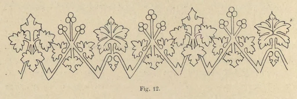 An illustration from L'art dans les travaux à l'aiguille, 1897, leaf 39