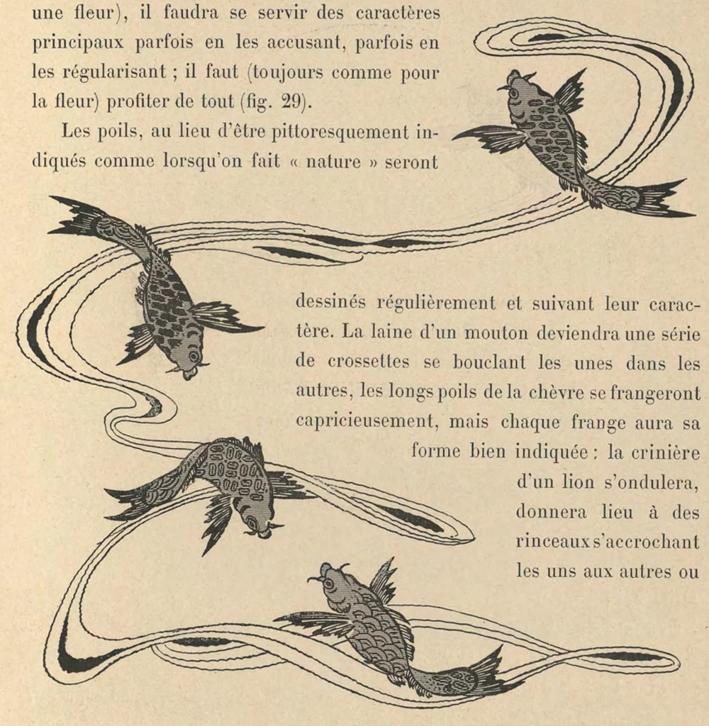 An illustration from L'art dans les travaux à l'aiguille, 1897, leaf 66
