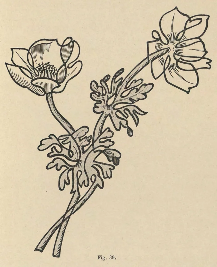 An illustration from L'art dans les travaux à l'aiguille, 1897, leaf 80