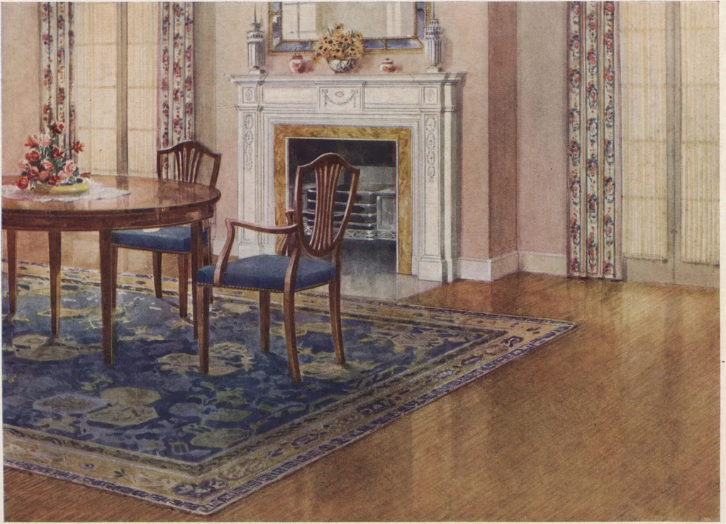 An illustration from The art of home furnishing and decoration, 1921, leaf 55