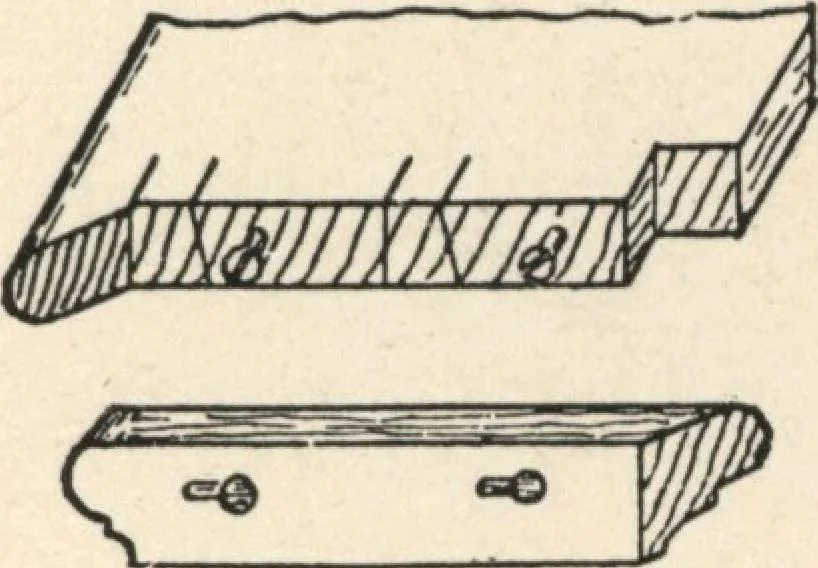 An illustration from Common-sense stair building and handrailing, 1903, leaf 126