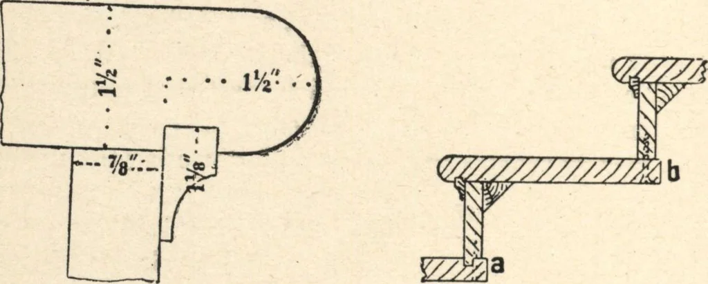 An illustration from Common-sense stair building and handrailing, 1903, leaf 127