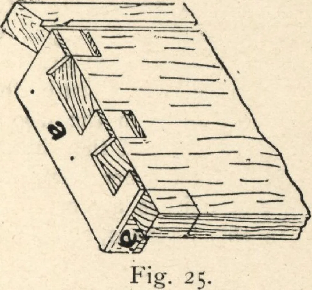 An illustration from Common-sense stair building and handrailing, 1903, leaf 128