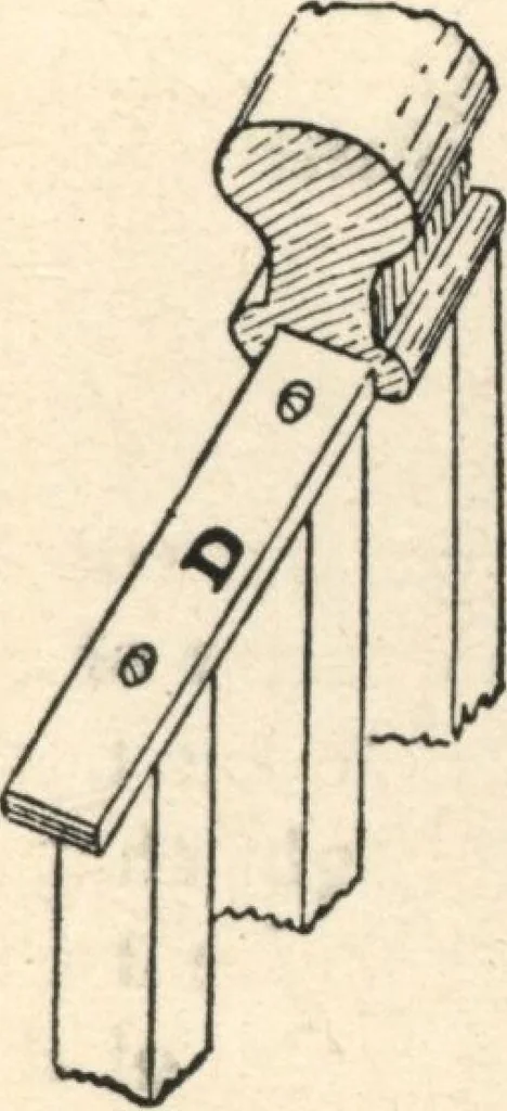 An illustration from Common-sense stair building and handrailing, 1903, leaf 128