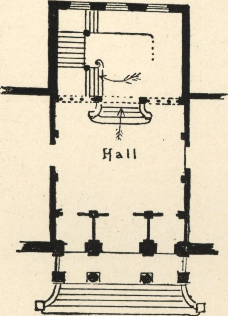 An illustration from Common-sense stair building and handrailing, 1903, leaf 136