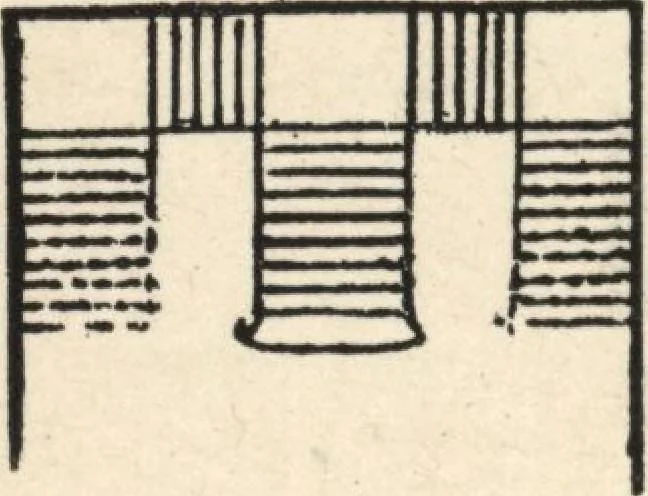 An illustration from Common-sense stair building and handrailing, 1903, leaf 137