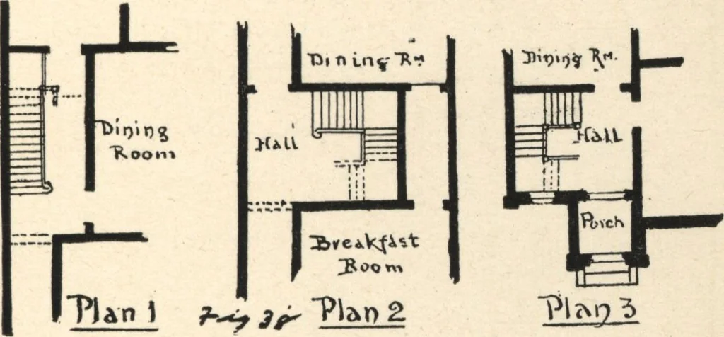 An illustration from Common-sense stair building and handrailing, 1903, leaf 138