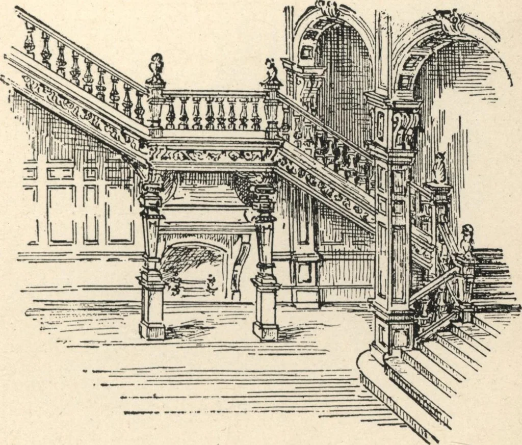 An illustration from Common-sense stair building and handrailing, 1903, leaf 140