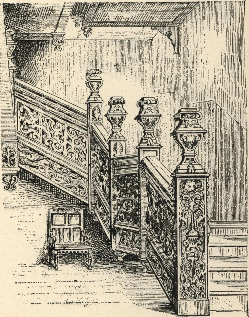 An illustration from Common-sense stair building and handrailing, 1903, leaf 146