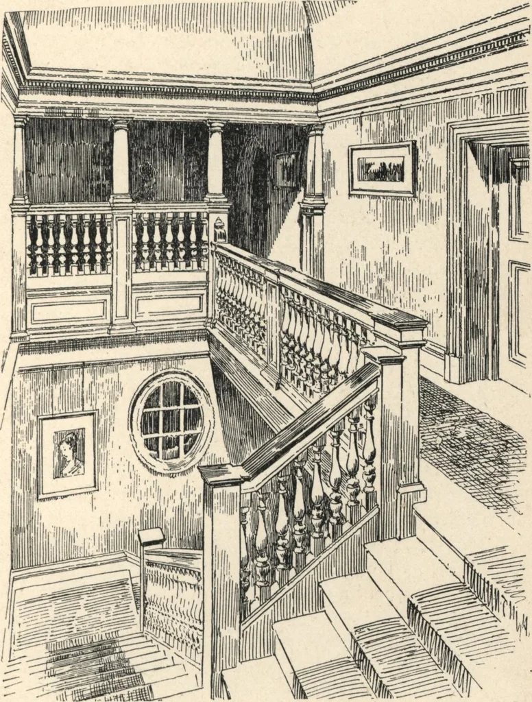 An illustration from Common-sense stair building and handrailing, 1903, leaf 148