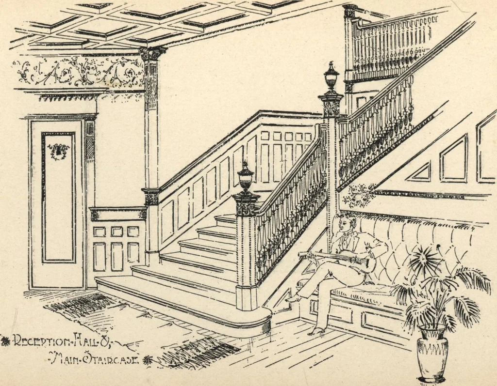 An illustration from Common-sense stair building and handrailing, 1903, leaf 150