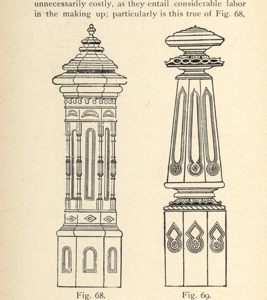 An illustration from Common-sense stair building and handrailing, 1903, leaf 165