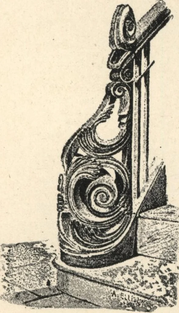 An illustration from Common-sense stair building and handrailing, 1903, leaf 166