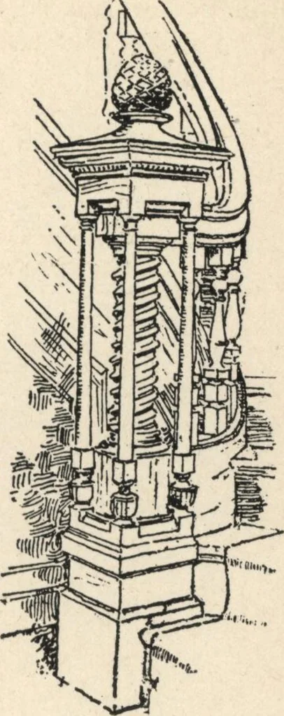 An illustration from Common-sense stair building and handrailing, 1903, leaf 166