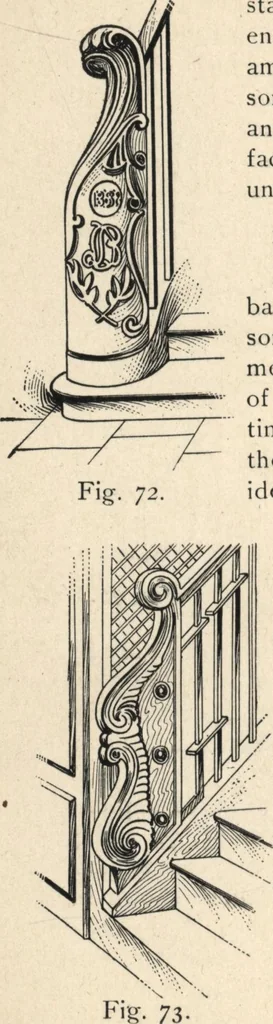 An illustration from Common-sense stair building and handrailing, 1903, leaf 167