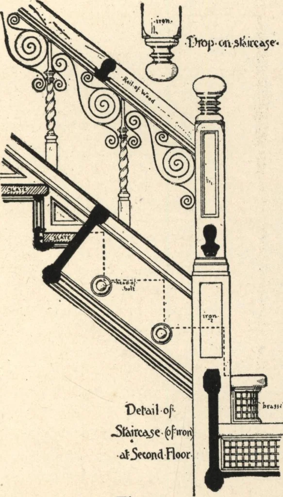 An illustration from Common-sense stair building and handrailing, 1903, leaf 170