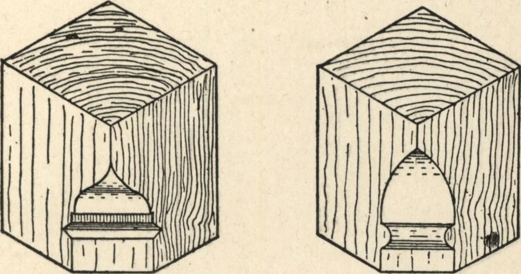 An illustration from Common-sense stair building and handrailing, 1903, leaf 172