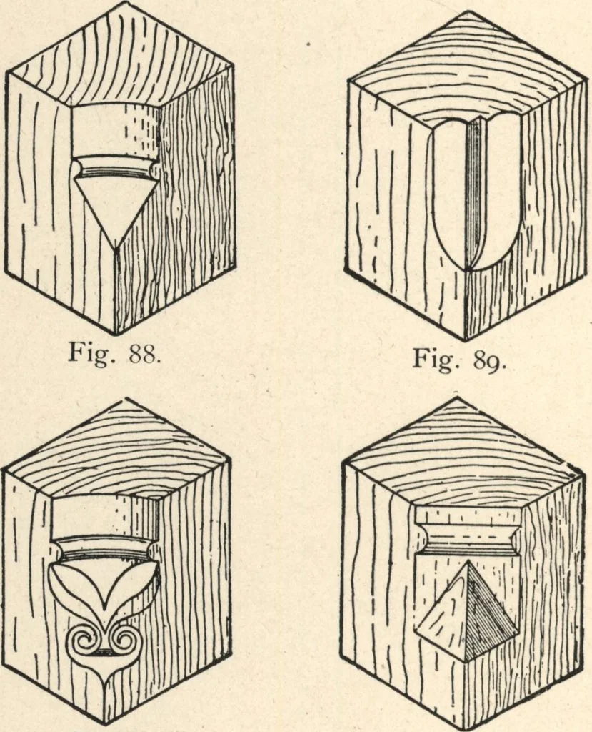 An illustration from Common-sense stair building and handrailing, 1903, leaf 173