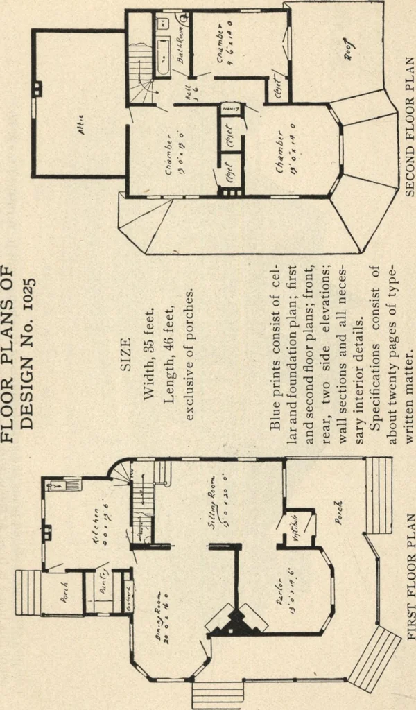 An illustration from Common-sense stair building and handrailing, 1903, leaf 208