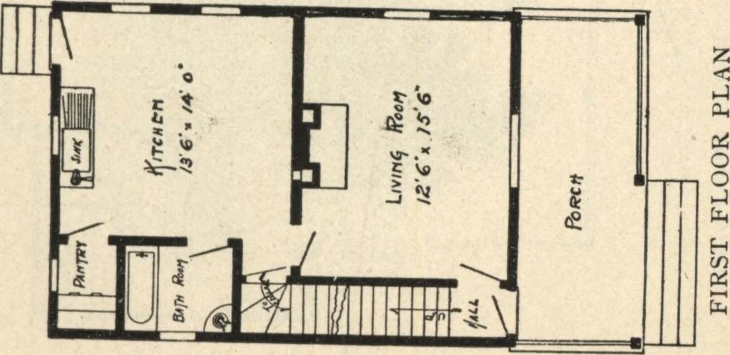 An illustration from Common-sense stair building and handrailing, 1903, leaf 212