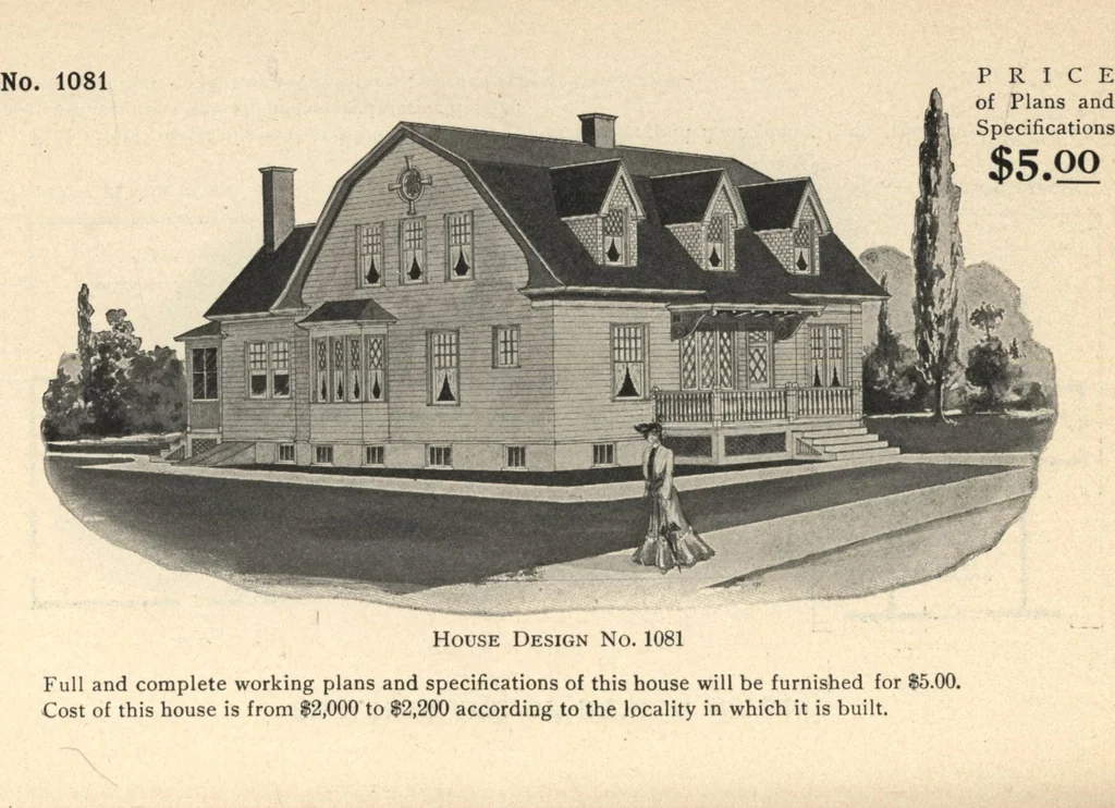 An illustration from Common-sense stair building and handrailing, 1903, leaf 219